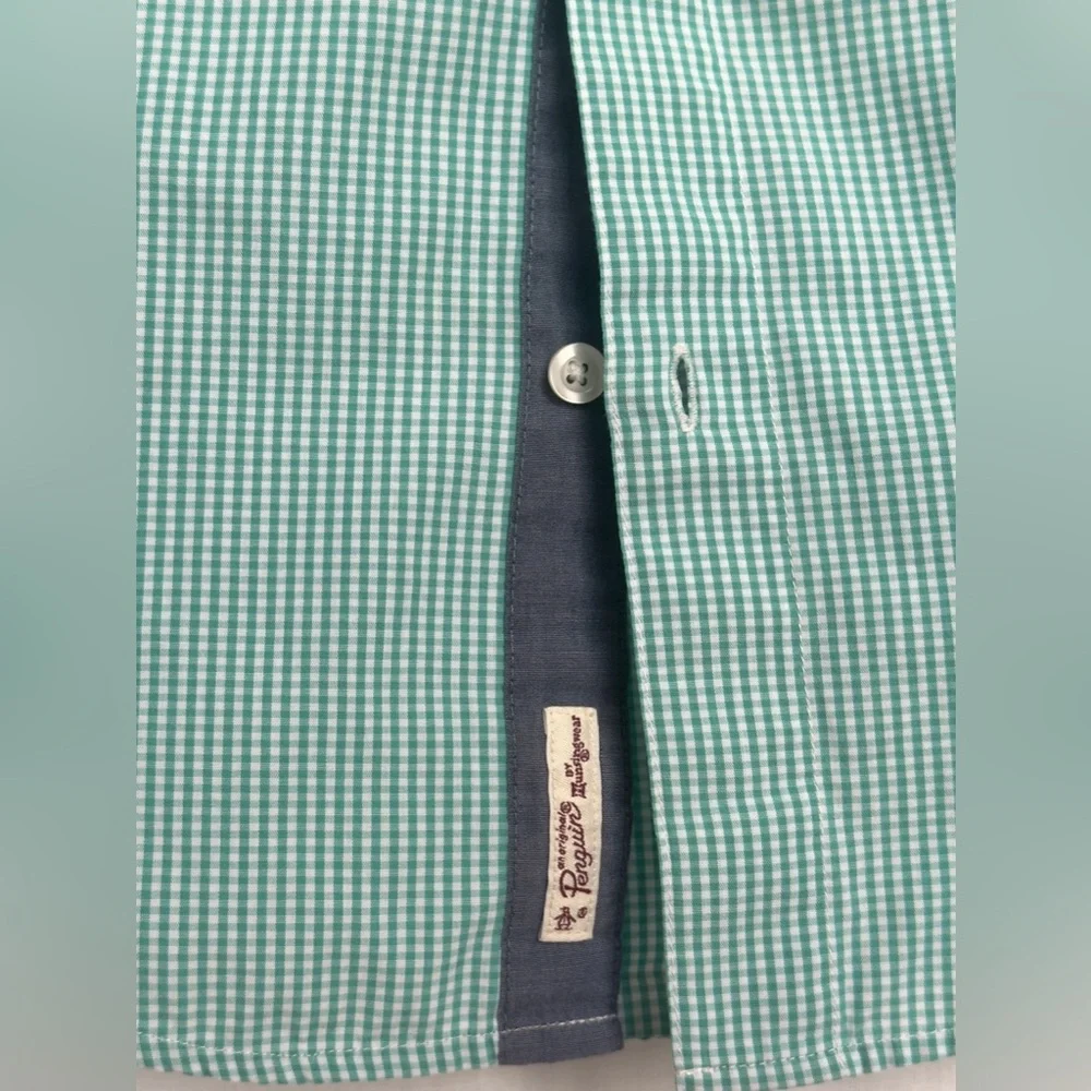Original Penguin by Munsingwear Plaid Long Sleeve Men’s Dress Shirt, Small - Picture 8 of 8